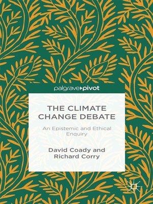 cover image of The Climate Change Debate